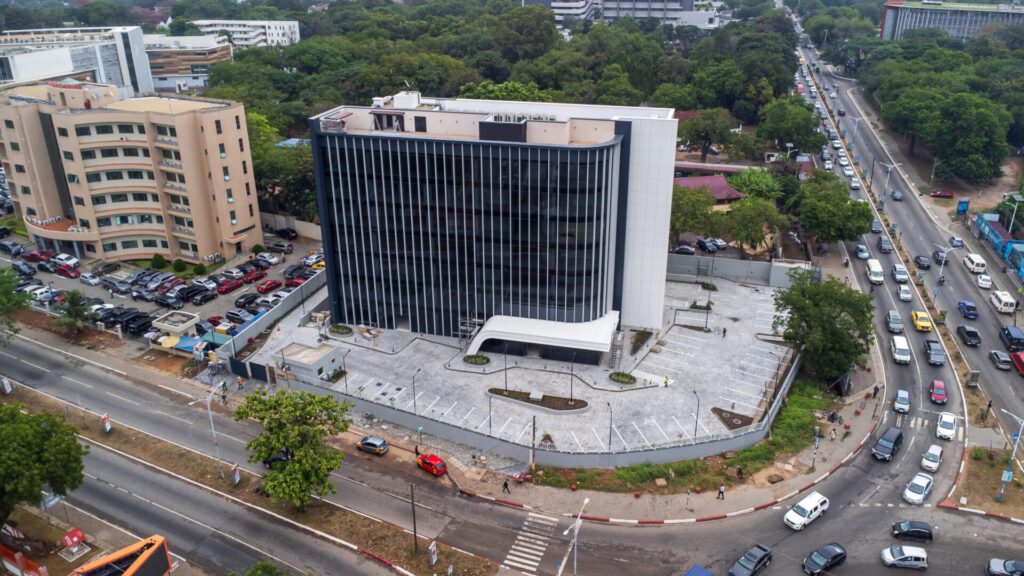 Completed infrastructure project by construction company in Ghana